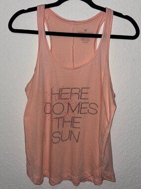 "Here Comes the Sun" Orange Tank-Top
